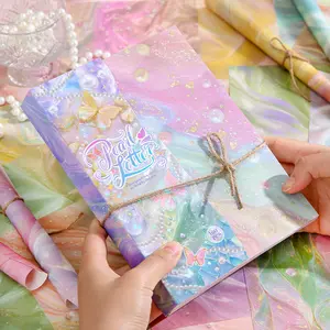 160 Sheets Retro Pink Scrapbook Paper Kit | Pink Pearl & Golden Foil Non-Adhesive Designs, Premium Background Paper for Journals, Cards, Albums, Ideal for Gift Making, Creative Office Supplies, Made of Paper