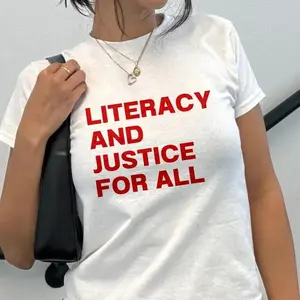 Equality Baby Tee: Literacy And Justice For All