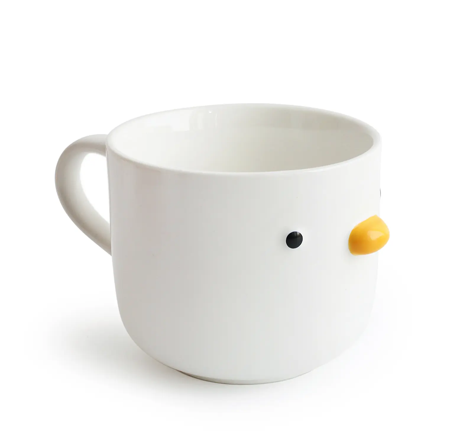 PURROOM Large Breakfast Mug, Handmade Glaze Duck Cup, Safety Ceramic Coffee  Mug & Oatmeal Soup Cup, 22 oz Oversized Cute Cereal Cup. Best Gifts For  Family Friends. - TikTok Shop
