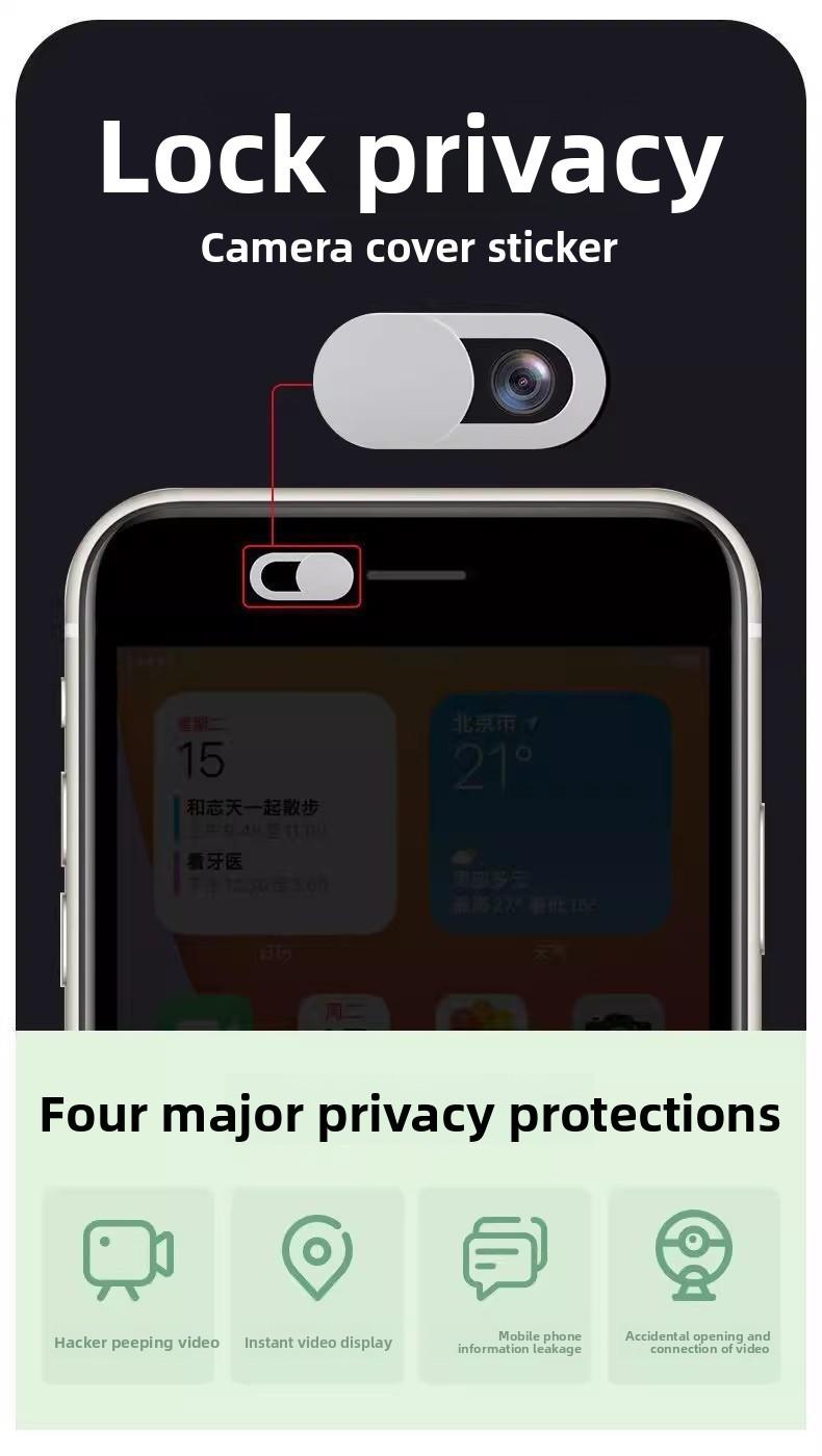 New Privacy Screen Protector for Front Camera on Mobile Phones Tablets Laptops Universal Compatibility Easy Installation Enhanced Privacy