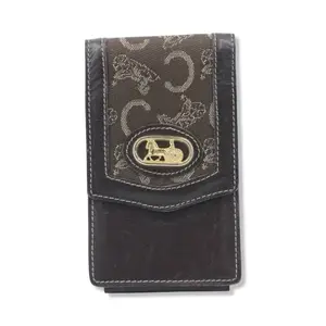 Pre-owned Celine Leather Small Leather Goods Mini Case CELINE1023