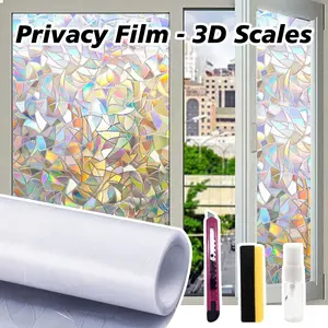 1 Count Window Privacy Film Rainbow Film Decorative Window Sticker, Protects Furniture from Sun Exposure 1 Count Window Privacy Film Rainbow Film Decorative Window Sticker, Protects Furniture from Sun Exposure
