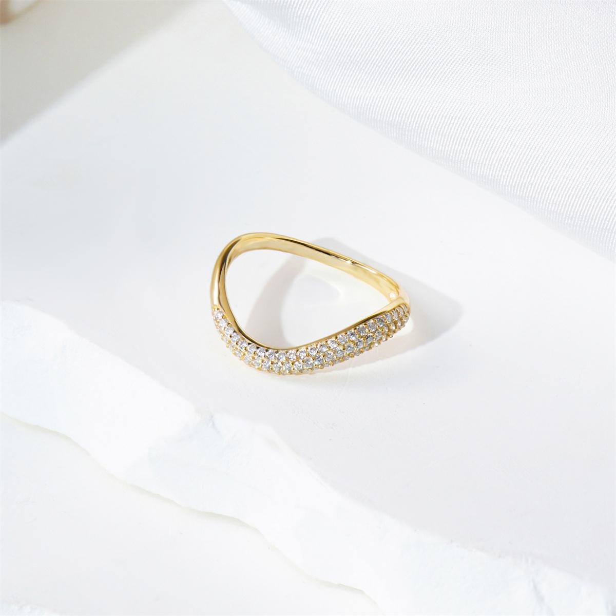 Delzzad Stacking Bling Pear Wave Ring Synthetic Moissanite S925 Eternity Stacking Set Engagement Wedding Ring Band Set Jewelry Perfect Birthday Engagement Wedding Anniversary Christmas Gift