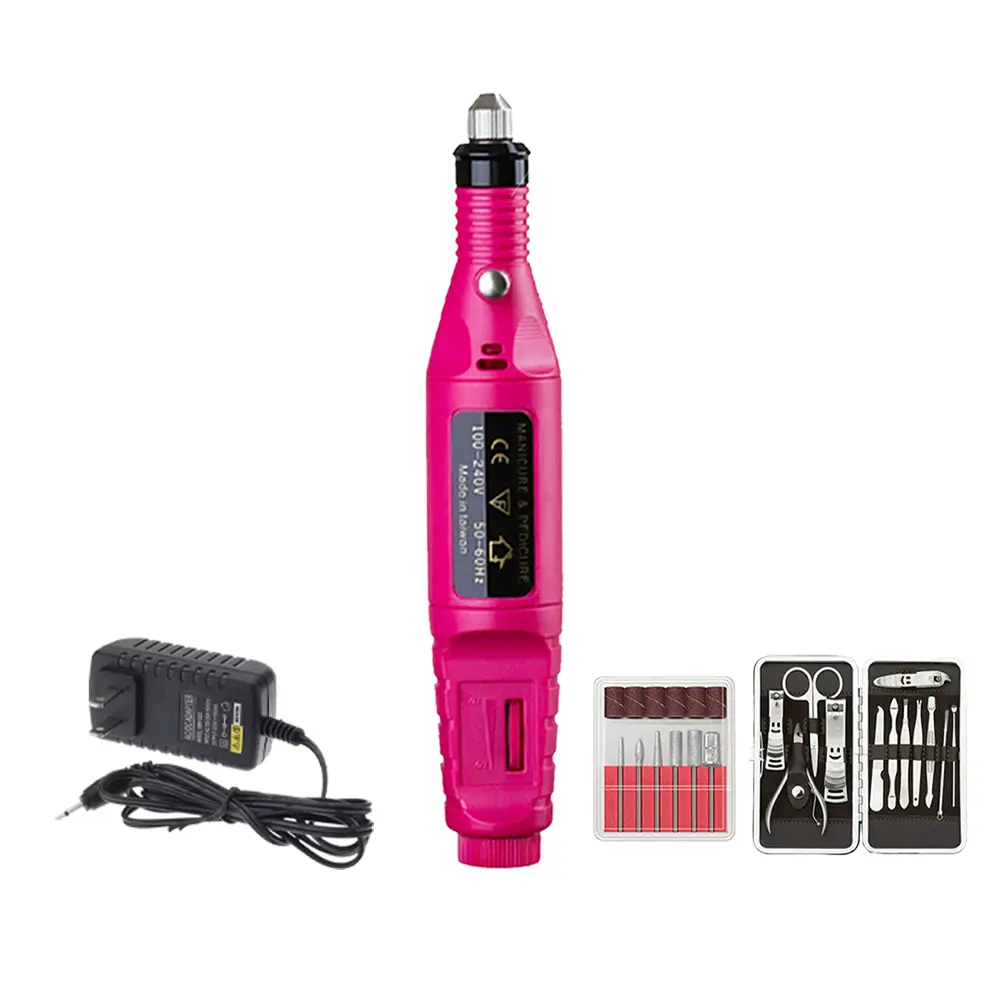 2 x Professional Electric Nail File Drill Manicure Tool Pedicure Machine Set kit