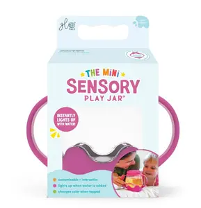 Glo Pals Mini Sensory Play Jar Gift Set Pink
