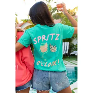 Cin Cin! Green Graphic Tee