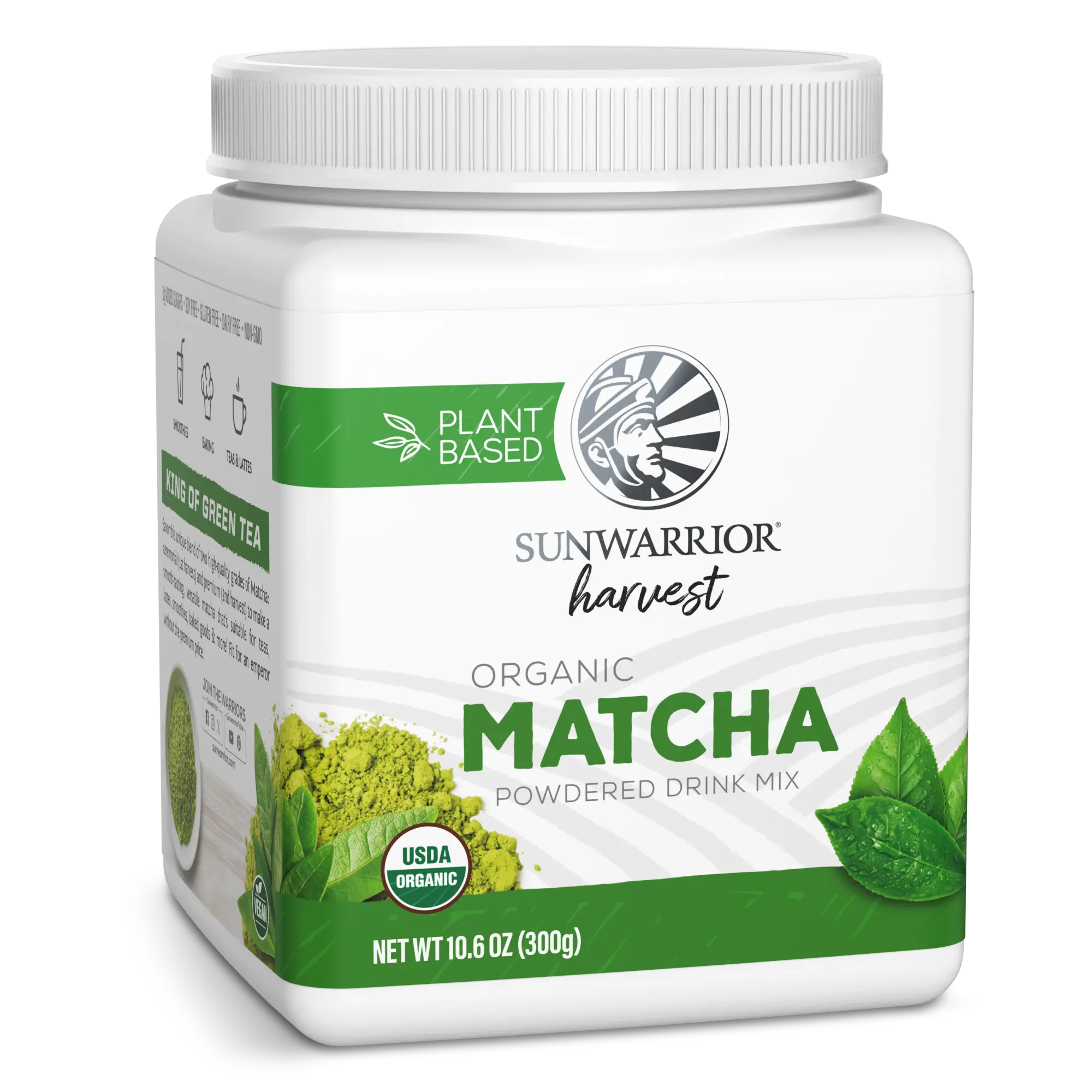 Organic Matcha Green Tea Powder Culinary Grade Matcha for Smoothies Baking Lattes Vegan Sugar & Dairy Free 225 Servings Sunwarrior