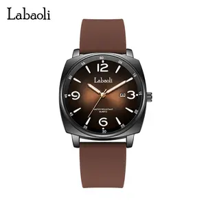 Unisex fashion casual open-face dial wristwatch with soft silicone strap, water-resistant quartz movement, suitable for everyday wear and all occasions. tiktokshopspringglowup