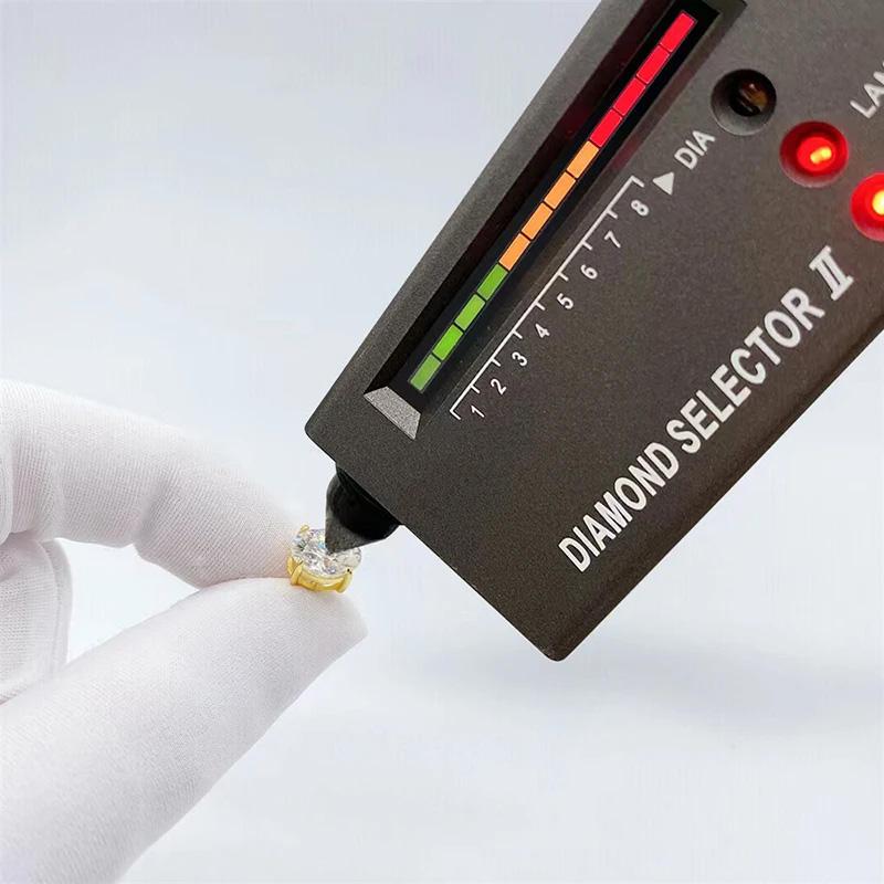 Classic Flower Studs S925 Silver Moissanite Earring Passing Diamond Tester