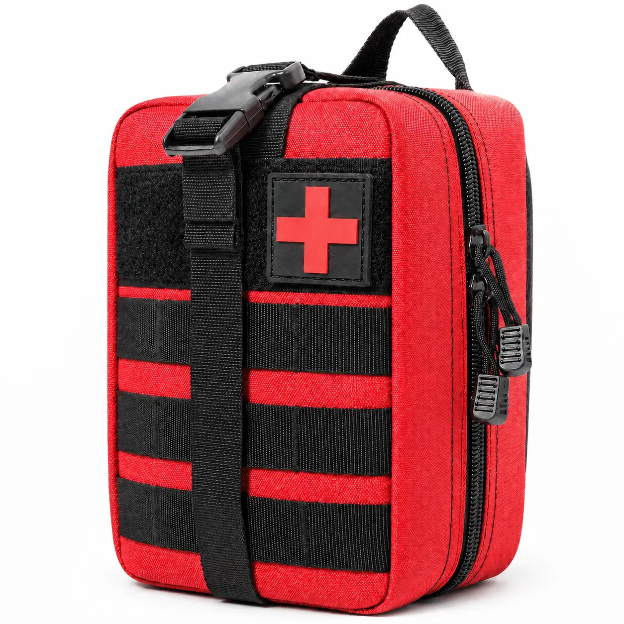 397PCS Emergency First Aid Kit with Sturdy 600D Nylon Tactical Medical Pouch, Rip-Away EMT Bag – Emergency Supplies Survival Gear and Supplies with Easy Quick Access Essential Items for Car, Home, Easy Access
