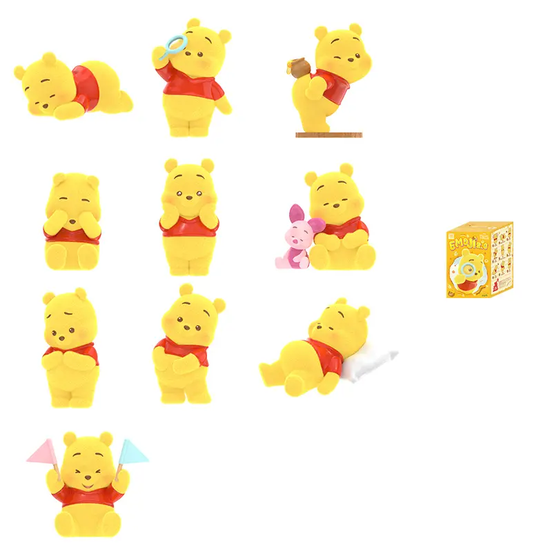 [Gift link] TOPTOY Disney Winnie the Pooh Emoji 2.0 Series Figure Blind Box, Cute Figures, Desktop Ornament, Collectible Toys, Birthday & Holiday Gfit