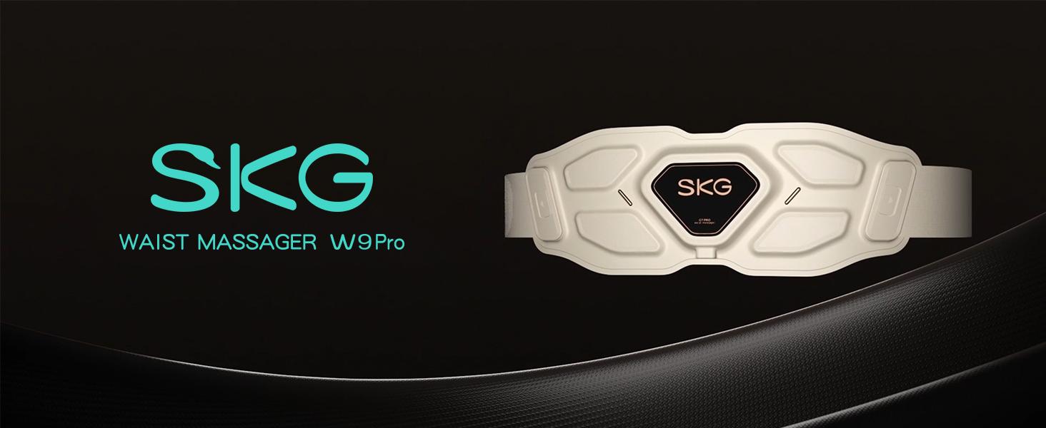 SKG W9 Pro Lower Back Massager, Adjustable Cordless Heating Pad Vibrating Back Massager Waist Lumbar Belt, Gifts for Mom Dad Men Women Comfort SKG W9 Pro Lower Back Massager, Adjustable Cordless Heating Pad Vibrating Back Massager Waist Lumbar Belt, Gifts for Mom Dad Men Women Comfort