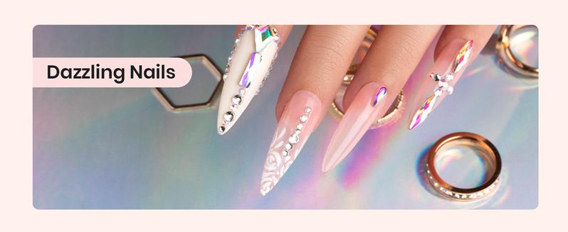 Beetles Poly Gel Nail Extension Kit, Professional DIY Nail Art Kit for Starter with UV Lamp Top Coat Base Gel, Gift for Women gift for girls, Nail Manicure at home, With Slip Solution, Beginner friendly Cutics #TikTokShopBacktoSchool