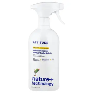 ATTITUDE Bathroom Cleaner, Citrus Zest, 27.1 fl oz (800 ml)