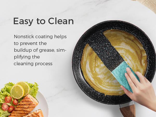 Kitchen Academy Induction Cookware Sets - 12/15 Pcs Black Hammered Cooking Pans Set with Healthy Granite Nonstick Material