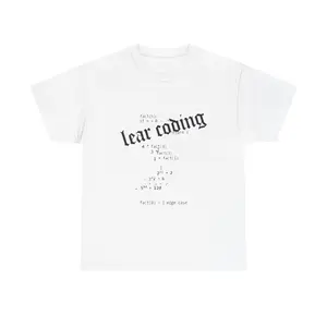 Lear Coding T-Shirt | Gothic Code Typography, Programmer Humor Tee