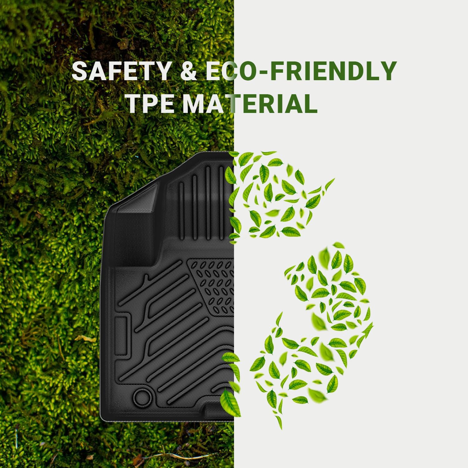 YITAMOTOR 2023-2025 Honda Accord Floor Mats All Weather TPE Custom Fit