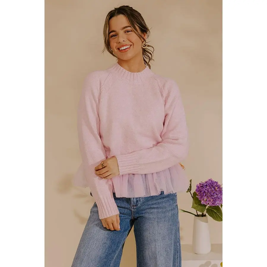 Sweet Embrace Peplum Knit Sweater Sweet Embrace Peplum Knit Sweater