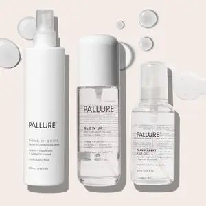 Ultimate Styling Trio - Pallure Save Our Shine Oil, Glow Up Oil Mist, and Bond N' Shine Spray Bundle - For bridal looks, special occasions, and  everyday use - Hydrating and repairing leave-in treatment for dry and damaged hair