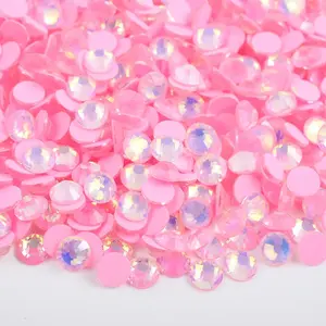 Lt Pink Luminous Opal Glass Rhinestones -- sizes ss3-ss20 Bling Package Ideal for Embellishments, Fashion, Decoration. DIY Beading Accessories for Nails, Cups, Phone Cases, Office Supplies, Clothing, Shoes, and Accessories.