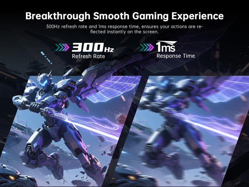 KTC 24.5" FHD IPS Native 300Hz(OC 320Hz), 240Hz 1ms Vertical Gaming Monitor, 1920*1080P Monitor With Height-adjustable Stand, H25Y7