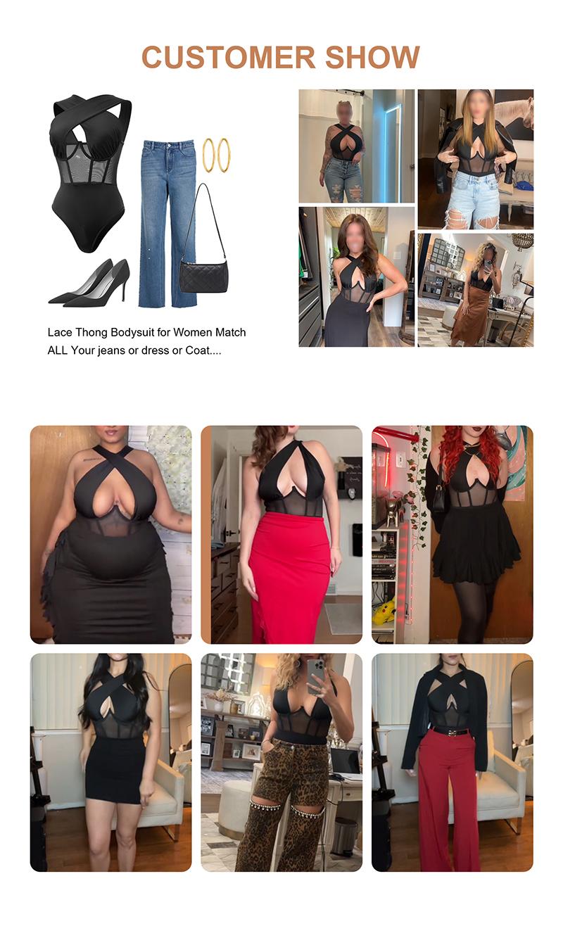 GBELLA Women’s Sleeveless Bodysuit, Viral Crisscross Neckline Mesh Slim Fit Breathable Stretchy, Top Womenswear Clothing Lingerie, Perfect for Beach Vacation Summer Outfits Fashion Item Holiday Gifts GBELLA Women’s Sleeveless Bodysuit, Viral Crisscross Neckline Mesh Slim Fit Breathable Stretchy, Top Womenswear Clothing Lingerie, Perfect for Beach Vacation Summer Outfits Fashion Item Holiday Gifts