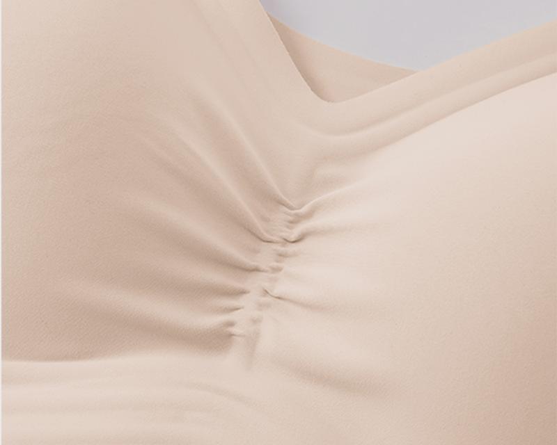 Jelly Wireless Bra Seamless Push Up Full Coverage Supportive Everyday Sport T-Shirt Bra Regular