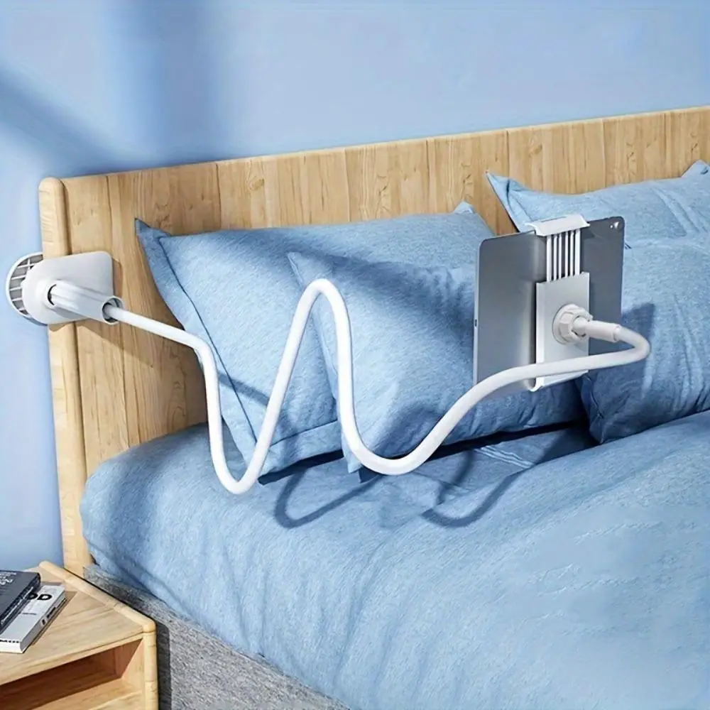 360° Rotating Tablet Phone Stand, Spiral Base Lazy Stand, Bedhead Stand, Bed Lazy Stand, 1pcs, Perfect for Tablets and Phones, Phone Mount, Phone Tablet Holder, Cellphone Stand, Smart Phone Holder