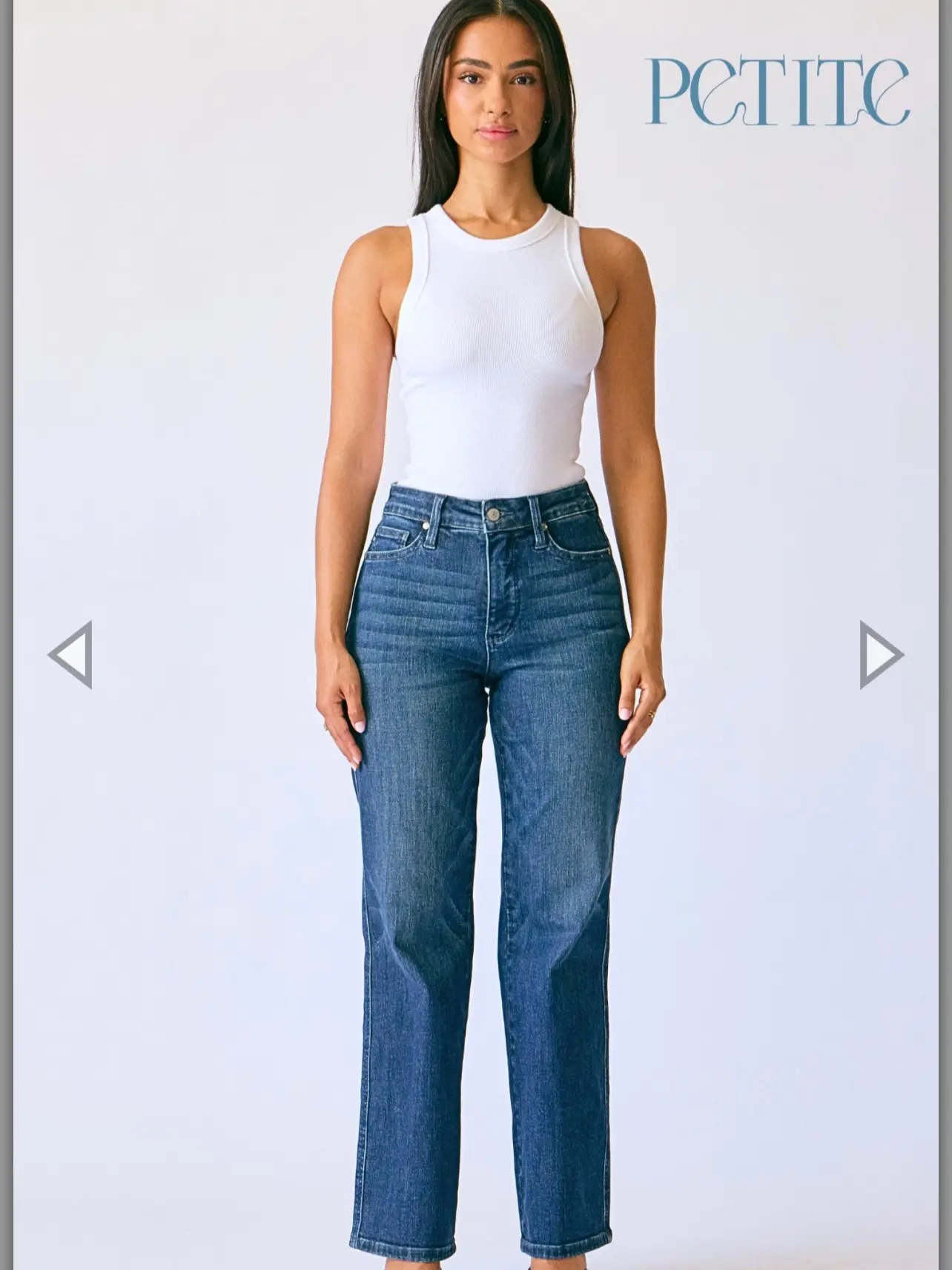 Katie Judy Blue MIDRISE Tummy Control Jean
