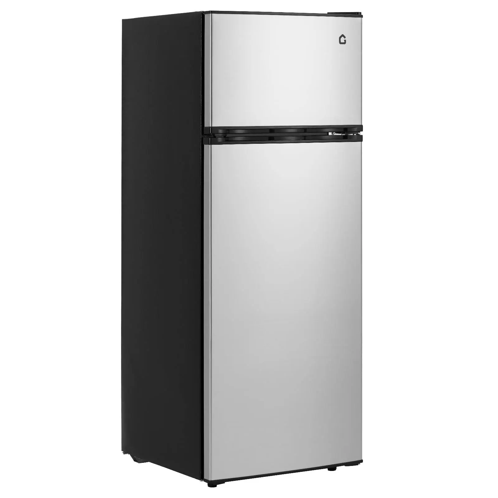 7.5 Cu.Ft Refrigerator with Freezer, 2 Door Fridge, 7 Settings Temperature Adjustable, Large Capacity, Food Storage or Cooling drinks,for Apartment