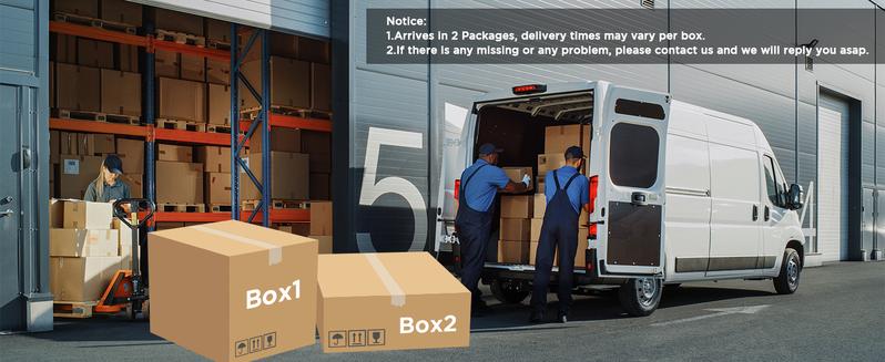 [Ships in 2 Boxes] AMERLIFE Sleeper Sofa, Modern Tufted Convertible Sofa Bed, USB Charging Ports & Cup Holders, Couch with Storage Chaise/Christmas Gift/Best Gift Ideas