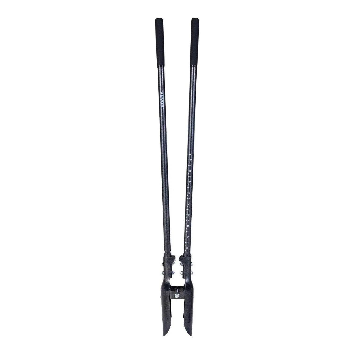 【SummerFinds】Post Hole Digger with Carbon Steel Handle Scale Marks 57.5" Manual Hole Digger
