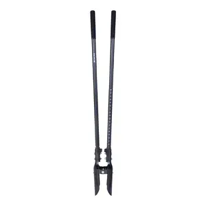 【Summervibes】Post Hole Digger with Carbon Steel Handle Scale Marks 57.5" Manual Hole Digger