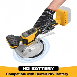 Cordless Tile Compactor Compatible with DeWalt 20V MAX Battery – 8-Speed Tile Leveling Tool with Suction Cup & Digital Display (No Battery)