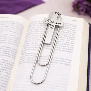 He Is Risen Cross Paperclip Bookmark
