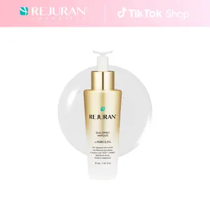 REJURAN Dual Effect Ampoule, DOT DUAL c-PDRN - Rejuvenating Face Serum for Radient Glass Skin, Wrinkle and Fine Line Treatment, Firming, and Deep Hydration, Korean Skincare (1.01 fl oz)