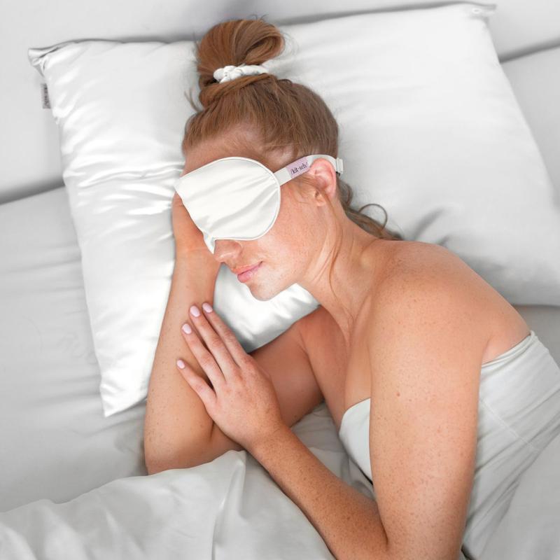 Kitsch Satin Pillowcase in Ivory