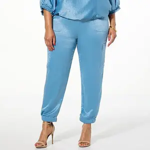 G by Giuliana Black Label Satin Jogger