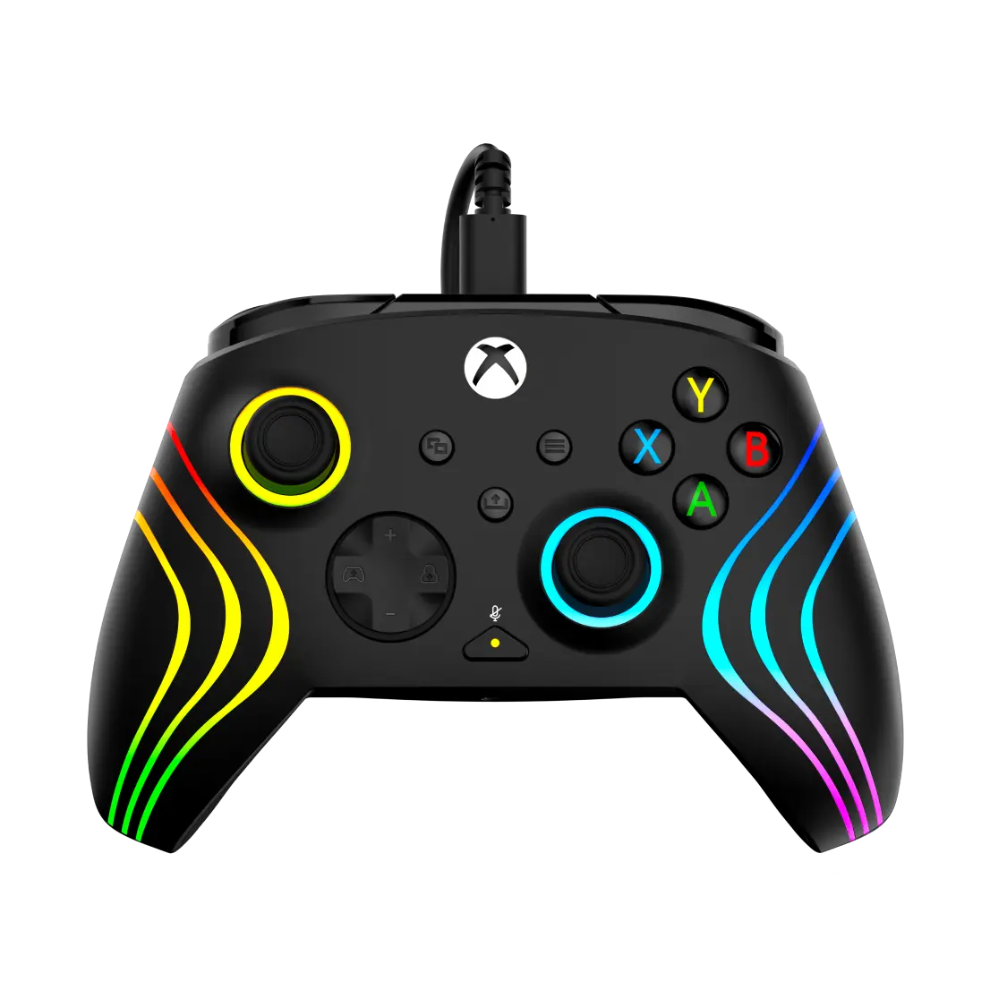 Turtle Beach Afterglow Wave Wired RGB LED Light Color Changing Gaming Controller for Xbox, Console Accessories, Video Game Gamer Stuff – Mappable Buttons, Hall-Effect Hair Triggers