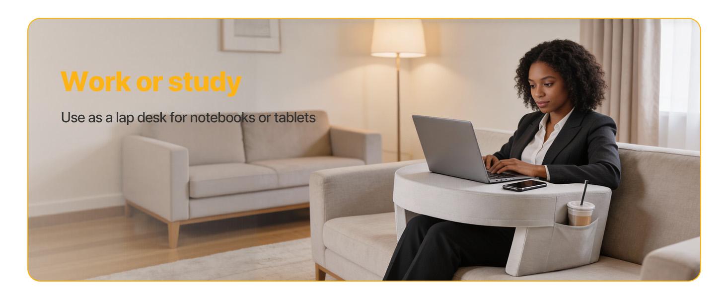 Shape Reading Pillow for reading, Armrest Gaming Pillow for Working, Lap Desk Pillow for Adult Sitting in Bed Sofa Floor