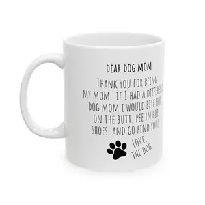 Dog Mom Ceramic Mug | Dog Mom Mother's Day Gift