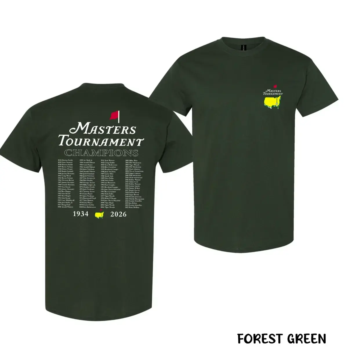 Masters Tournament Champions T-Shirt/Sweatshirt/Hoodie, Vintage Golf Hoodie, Classic T-Shirt for Golf Lovers, For Men and For Women