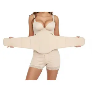 360 Lipo Foam Ab Board Post Surgery Liposuction Abdominal Compression Boards Belly Wrap Lipo Recovery Waist Cincher(Beige, One size)
