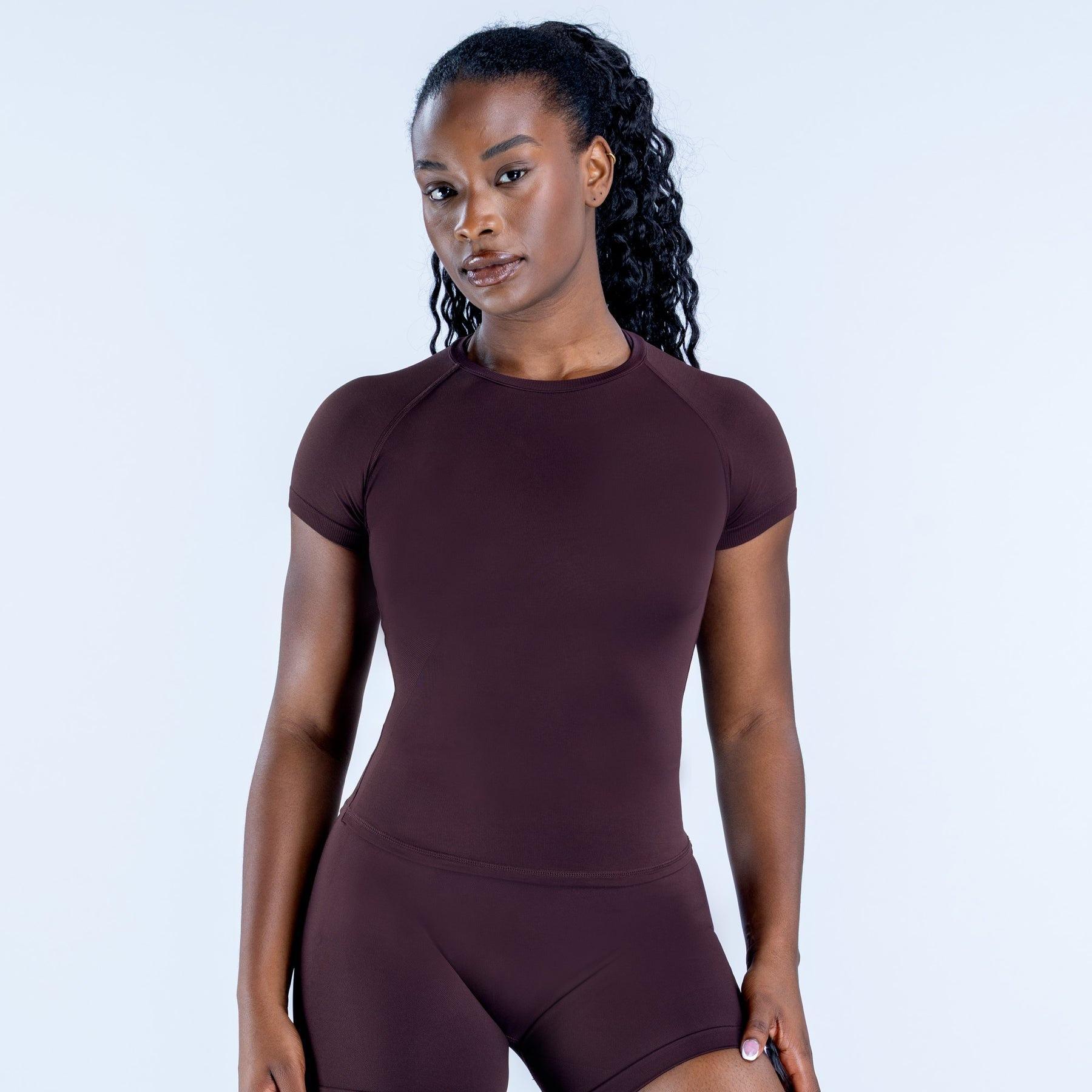 DEEFY Impact Short Sleeve Top  Fitness Impact Gymwear Tanks Women Workout Sportswear Activewear