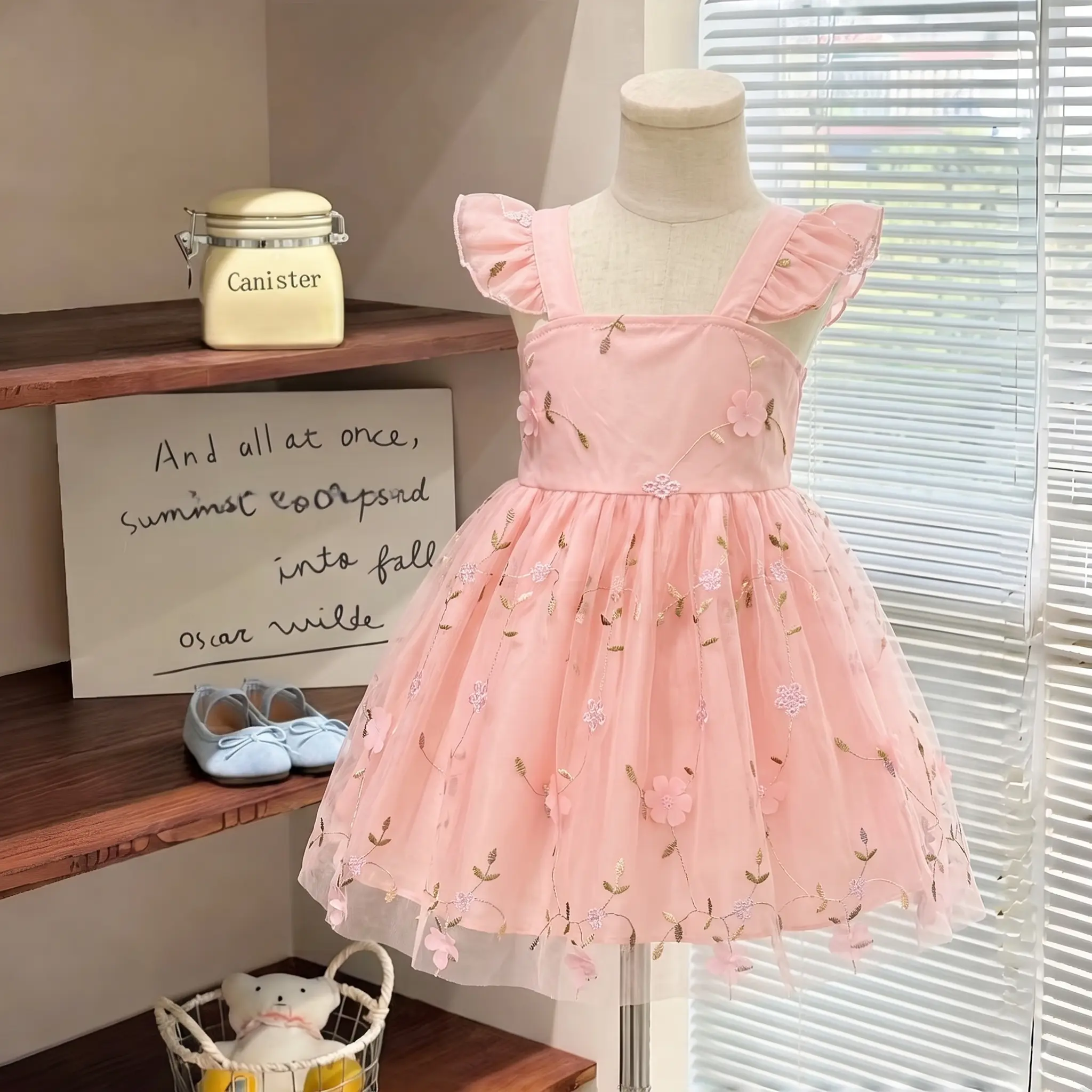 YOUNGER TREE Toddler Girls Tutu Dress – Tulle Summer Dress, Princess Sundress for Parties, Ages 1–6 Years