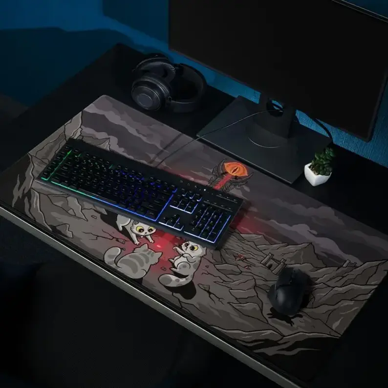 Mordor Cat MTG Playmat Dark Lord TCG Playmate Funny Meme Mousepad & Deskmat – FASTSHIPPING