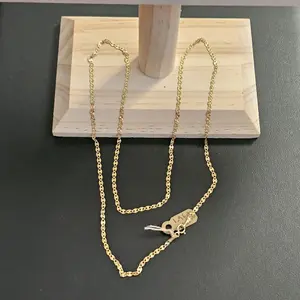 14k gold necklace 22 inch