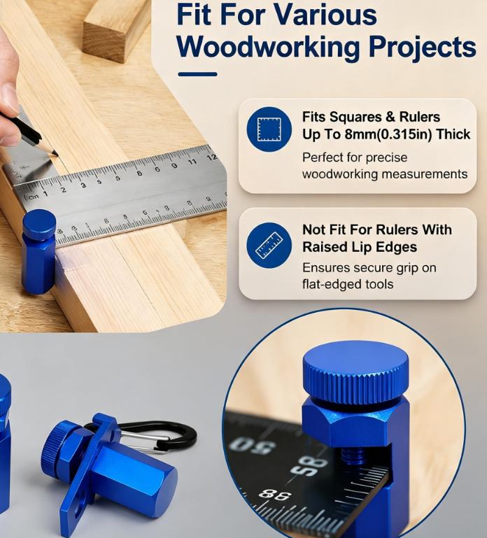 Stair gauge clamps for framing square