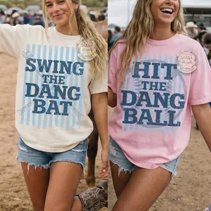 Soulful - Hit The Dang Ball SoftBall field Mama Style Shirt, Travel Baseball, Travel Softball Tournament, Softball Ball Mom Tee