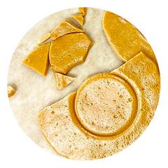 KGAME Dalgona Cookie Tin Season 1 #DalgonaChallenge - Authentic Korean Honeycomb Candy Cookies with Umbrella & Mystery Shape - Reusable Metal Tin for Gifting & Collecting - Perfect for TikTok Challenges Easter & Spring Special